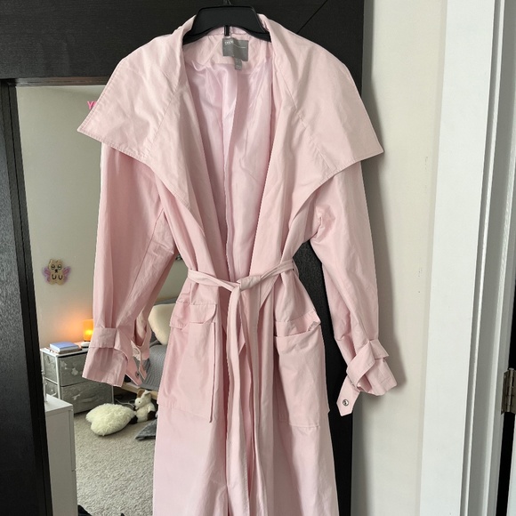 ASOS Jackets & Blazers - ASOS Pink Oversized Trench Coat/US Size 10